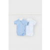 Body pre bábätká Mayoral Newborn 2-pak 1725.1A.Newborn.PPY2 modrá 50 Body pre bábätká Mayoral Newborn 2-pak 1725.1A.Newborn.PPY2 modrá 50