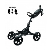 Štvorkolesový golfový vozíky Clicgear 8.0 Čierna Štvorkolesový golfový vozíky Clicgear 8.0 Čierna