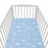 Bavlnené prestieradlo do postieľky New Baby Autíčka Tuuut 120x60 cm Bavlnené prestieradlo do postieľky New Baby Autíčka Tuuut 120x60 cm
