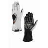 Race gloves OMP KS-3 my2026 (external seams), white/black Race gloves OMP KS-3 my2026 (external seams), white/black
