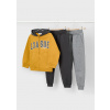 MAYORAL 3 dielna tepláková súprava 110 Žltá MAYORAL 3 dielna tepláková súprava 110 Žltá