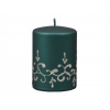 Sviečka TIFFANY VALEC vianočný d7x10cm Sviečka TIFFANY VALEC vianočný d7x10cm