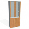 Policová skriňa Strong, 80x192x40 cm, jelša/sivá Policová skriňa Strong, 80x192x40 cm, jelša/sivá