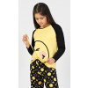 Vienetta Kids Detské pyžamo dlhé Úsmev: žltá 15 - 16 Vienetta Kids Detské pyžamo dlhé Úsmev: žltá 15 - 16