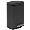 Spirella Pedálový odpadkový kôš Akira 5 l, matná čierna Spirella Pedálový odpadkový kôš Akira 5 l, matná čierna
