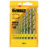 DeWALT DT5921 Sada vrtákov do kovu vybrusované 10ks HSS-G DeWALT DT5921 Sada vrtákov do kovu vybrusované 10ks HSS-G