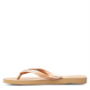 Havaianas Top Flip-Flops Rose Gold UK 7-8 Havaianas Top Flip-Flops Rose Gold UK 7-8