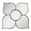 Clayre & Eef Stolové zrkadlo Flower Silver - 21*2*21 cm - Clayre & Eef Clayre & Eef Stolové zrkadlo Flower Silver - 21*2*21 cm - Clayre & Eef