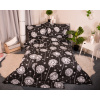 Bavlnená posteľná bielizeň Aaryans Dandelia čierna 140x200/70x90cm Bavlnená posteľná bielizeň Aaryans Dandelia čierna 140x200/70x90cm