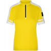 James&Nicholson Dámske cyklistické tričko JN451 Sun Yellow S