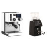 Rancilio Silvia BC PID, white + Ascaso H64, black Rancilio Silvia BC PID, white + Ascaso H64, black