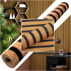 Samolepiaca Tapeta Lamely Stenové Panely 3D Obklad Hnedé Drevo 10m Samolepiaca Tapeta Lamely Stenové Panely 3D Obklad Hnedé Drevo 10m