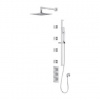 OMNIRES Fresh - Sprchový set s termostatom pod omietku, s telesom, 3 prúdy, 25x25 cm, chróm SYSFR12XCR OMNIRES Fresh - Sprchový set s termostatom pod omietku, s telesom, 3 prúdy, 25x25 cm, chróm SYSFR12XCR