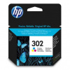 HP originál ink F6U65AE, HP 302, color, blister, 165/165/165str., 4ml HP originál ink F6U65AE, HP 302, color, blister, 165/165/165str., 4ml