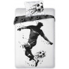 FARO Obliečky Futbalista čiernobiele Bavlna 140x200 70x90 FARO Obliečky Futbalista čiernobiele Bavlna 140x200 70x90
