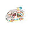 Woodcraft Dřevěné 3D puzzle Zmrzlinářské auto Woodcraft Dřevěné 3D puzzle Zmrzlinářské auto