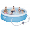 Bestway Bazén Fast Set 3,05 x 0,76 m s kartušovou filtráciou - 57270 Bestway Bazén Fast Set 3,05 x 0,76 m s kartušovou filtráciou - 57270