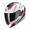 Moto prilba SCORPION EXO-1400 EVO AIR THELIOS matná bielo/červená - Veľkosť S Moto prilba SCORPION EXO-1400 EVO AIR THELIOS matná bielo/červená - Veľkosť S