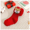 1 pár detských vianočných pančúch – červené, zmes bavlny GB314149-9 1 pár detských vianočných pančúch – červené, zmes bavlny GB314149-9