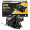 JCB JCB Oceľový otočný zverák s nákovou 125 mm (5 JCB JCB Oceľový otočný zverák s nákovou 125 mm (5