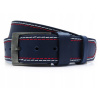 Opasok - Modini White, Red, Navy Blue, Multi -Colored Strip - Men's Product (Čierny čierny pás 110) Opasok - Modini White, Red, Navy Blue, Multi -Colored Strip - Men's Product (Čierny čierny pás 110)