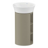 DURAVIT White Tulip samostatne stojaca skrinka pod umývadlo, 2 poličky zľava a zprava, 350 x 410 x 751 mm, kameňovo šedá vysoký lesk, WT42390H2H2 DURAVIT White Tulip samostatne stojaca skrinka pod umývadlo, 2 poličky zľava a zprava, 350 x 410 x 751 mm, kameňovo šedá vysoký lesk, WT42390H2H2