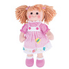Bigjigs Toys Látková bábika Eva 34 cm Bigjigs Toys Látková bábika Eva 34 cm