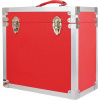 Steepletone 12 Inch Kufor na LP platne 1 Red/Metal Steepletone 12 Inch Kufor na LP platne 1 Red/Metal