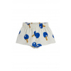 Mini Rodini teplákové šortky detské bavlnené Table tennis 26630119 sivá 80-86 Mini Rodini teplákové šortky detské bavlnené Table tennis 26630119 sivá 80-86