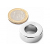 SOLLAU Neodymový magnet medzikružie D 24.5/13 mm, H 8.5 mm, N38, ponikelovaný SOLLAU Neodymový magnet medzikružie D 24.5/13 mm, H 8.5 mm, N38, ponikelovaný