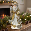 MERRY MOMENTS – vianočná dekorácia sv. Mikuláš so sovou 26 cm MERRY MOMENTS – vianočná dekorácia sv. Mikuláš so sovou 26 cm