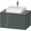 DURAVIT L-Cube závesná skrinka pod umývadlo na dosku, 2 zásuvky, 820 x 550 x 482 mm, Dolomiti šedá vysoký lesk, LC4880038380000 DURAVIT L-Cube závesná skrinka pod umývadlo na dosku, 2 zásuvky, 820 x 550 x 482 mm, Dolomiti šedá vysoký lesk, LC4880038380000