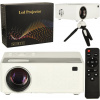 KIK KX3915 Prenosný LED projektor TFT LCD 16:9, 1920x1080, USB, 20W, biely KIK KX3915 Prenosný LED projektor TFT LCD 16:9, 1920x1080, USB, 20W, biely