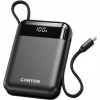Canyon OnPower 104, powerbanka 10000 mAh, 22.5 W, USB-C / USB-A, integrované káble USB-C + Lightning, čierna CNS-CPB104B Canyon OnPower 104, powerbanka 10000 mAh, 22.5 W, USB-C / USB-A, integrované káble USB-C + Lightning, čierna CNS-CPB104B