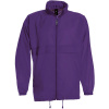 B&C Větrovka Sirocco, bez podšívky COT01080035004-purple XL Purpurová B&C Větrovka Sirocco, bez podšívky COT01080035004-purple XL Purpurová