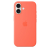 Apple iPhone 16 Silicone Case with MagSafe - Tangerine MDGN4ZM-A Apple iPhone 16 Silicone Case with MagSafe - Tangerine MDGN4ZM-A