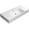 GSI KUBE X keramické umývadlo 100x47 cm s odkladacími plochami, biela ExtraGlaze 9451111 GSI KUBE X keramické umývadlo 100x47 cm s odkladacími plochami, biela ExtraGlaze 9451111