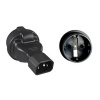 Adaptér IEC C14 na SCHUKO CEE 7/3 napětí 230V, 10A kpsr-05 Adaptér IEC C14 na SCHUKO CEE 7/3 napětí 230V, 10A kpsr-05