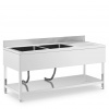 Royal Catering Umývací stôl s umývadlom 180 x 70 x 97 cm Royal Catering Umývací stôl s umývadlom 180 x 70 x 97 cm