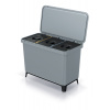 Odpadkový kôš SYSTEMA - objem: 3x10 l, farba: svetlo šedá (Keden NKS45W3-429U) Odpadkový kôš SYSTEMA - objem: 3x10 l, farba: svetlo šedá (Keden NKS45W3-429U)