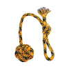 Vrhacie bavlnené lano s loptičkou HipHop Dog ROPE o 7cm / 48 cm, neon oranžová, čierna, žltá Vrhacie bavlnené lano s loptičkou HipHop Dog ROPE o 7cm / 48 cm, neon oranžová, čierna, žltá