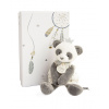 Doudou Darčeková sada - plyšová hračka panda s dečkou 20 cm Doudou Darčeková sada - plyšová hračka panda s dečkou 20 cm