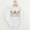 Detské body s potlačou New Baby Ľudový vzor Děvčica z Moravy 80 (9-12m) Detské body s potlačou New Baby Ľudový vzor Děvčica z Moravy 80 (9-12m)