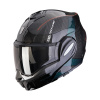 Překlápěcí helma Scorpion Exo-tech Evo Carbon CAD černá/zelená 2XL Překlápěcí helma Scorpion Exo-tech Evo Carbon CAD černá/zelená 2XL