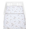 Obliečky do postieľky, bavlna, 2D sada, Husi, biele, 135x100 cm Obliečky do postieľky, bavlna, 2D sada, Husi, biele, 135x100 cm