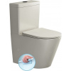 Sapho PACO RIMLESS WC kombi misa s nádržkou, spodný/zadný odpad, ivory PC1012WRBE Sapho PACO RIMLESS WC kombi misa s nádržkou, spodný/zadný odpad, ivory PC1012WRBE