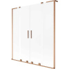 Mexen Velar L Duo, 2-krídlová posuvná vaňová zástena 150 x 150 cm, 8mm sklo námraza, medená matná, 896-150-003-32-65 Mexen Velar L Duo, 2-krídlová posuvná vaňová zástena 150 x 150 cm, 8mm sklo námraza, medená matná, 896-150-003-32-65
