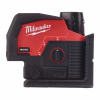 MILWAUKEE M12™ zelený kombinovaný krížový líniový-bodový laser - M12CLLP-301C MILWAUKEE M12™ zelený kombinovaný krížový líniový-bodový laser - M12CLLP-301C