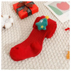 1 pár detských vianočných pančúch – červené, zmes bavlny GB314149-6 1 pár detských vianočných pančúch – červené, zmes bavlny GB314149-6