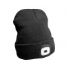Čiapka s čelovkou 180lm, nabíjacia, USB, univerzálna veľkosť, bavlna/PE, čierna Čiapka s čelovkou 180lm, nabíjacia, USB, univerzálna veľkosť, bavlna/PE, čierna